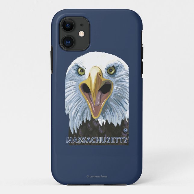 Coques Case-Mate iPhone De MassachusettsEagle fin (Dos)