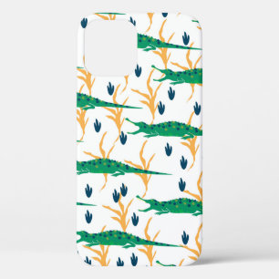 Case-Mate iPhone Case De mignons crocodiles sans couture motif. Animaux