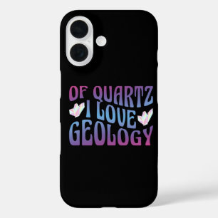 Coque Pour iPhone 16 De Quartz J'aime La Géologie, Collectionneur De Ro