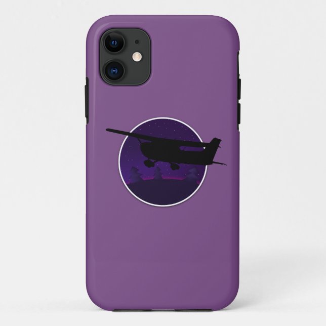 Coques Case-Mate iPhone ✈️ de vol de nuit (Dos)