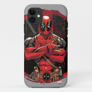 Case-Mate iPhone Case Deadpool dans le logo Paint Splatter