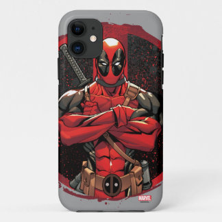 Case-Mate iPhone Case Deadpool dans le logo Paint Splatter