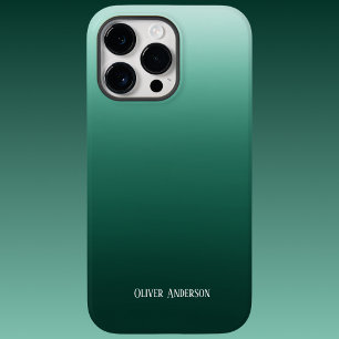 Coque Pour Pour iPhone 14 Pro Max Décoloration minimaliste dans les tons verts avec 