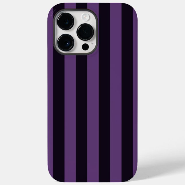 Coques Case-Mate iPhone Décor à bandes verticales violettes (Verso)