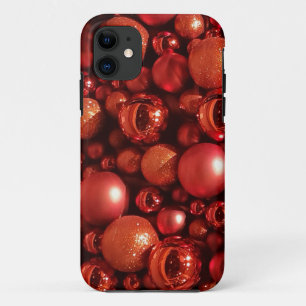 Case-Mate iPhone Case Décor de Noël Baubles rouges