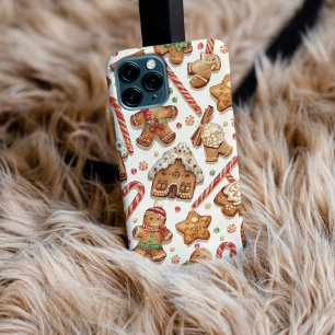 Coques iPhone 16 Pro Max Décor de Noël Merveilleux Pain d'Épices Festif