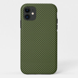 Etui iPhone Case-Mate Décor en fibre de carbone vert de l'Armée
