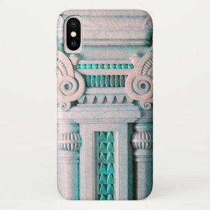 Case-Mate iPhone CASE DÉCOR EN MARBRE BLEU ROSE ARTISTIQUE ÉLÉGANT