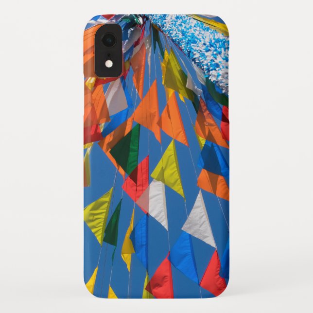 Coques Case-Mate iPhone Décoration de drapeau triangulaire (Dos)