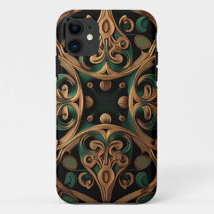 Case-Mate iPhone Case Décoration Motif en bronze vert