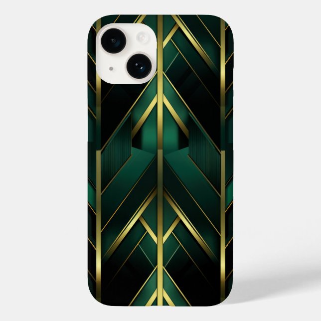 Coques Case-Mate iPhone Décoration Verte (Verso)