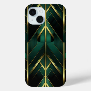 Coque Pour iPhone 15 Décoration Verte
