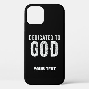 Case-Mate iPhone CASE DÉDIÉ À DIEU COOL PERSONNALISABLE TEXTE BLANC