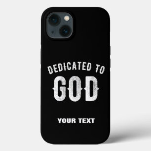Case-Mate iPhone CASE DÉDIÉ À DIEU PERSONNALISABLE COOL TEXTE BLANC