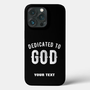 Case-Mate iPhone CASE DÉDIÉ À DIEU PERSONNALISABLE COOL TEXTE BLANC