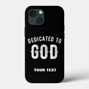 Case-Mate iPhone CASE DÉDIÉ À DIEU PERSONNALISABLE COOL TEXTE BLANC