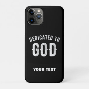 Case-Mate iPhone CASE DÉDIÉ À DIEU PERSONNALISABLE COOL TEXTE BLANC