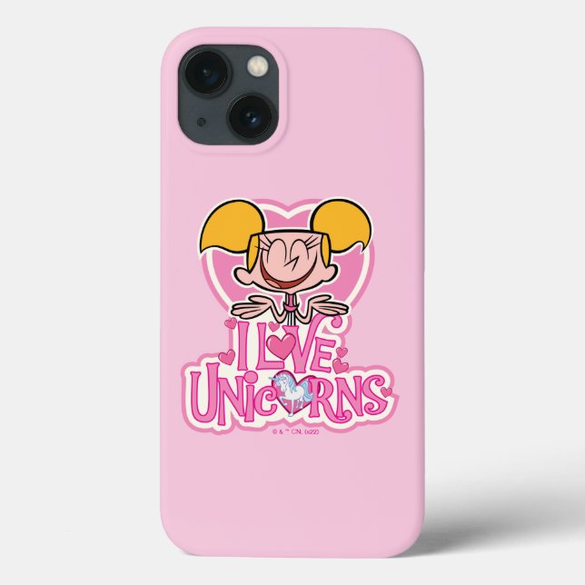 Coques Case-Mate iPhone Dee Dee - I Love Unicorns (Verso)