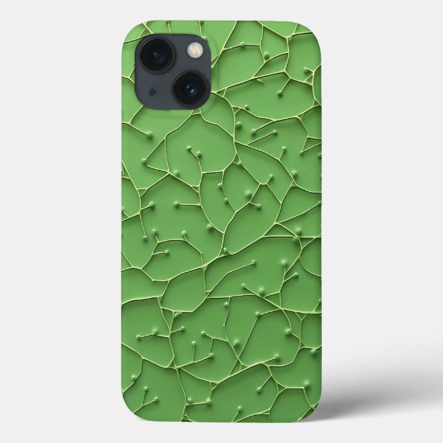 Coques Case-Mate iPhone Deep Green Organic Textured iPhone Case (Verso)