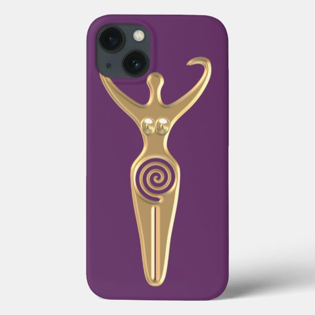 Coques Case-Mate iPhone Déesse en spirale (Verso)