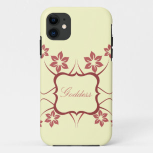 Coques Pour iPhone Déesse Floral iPhone 5 BT Coque, Rouge