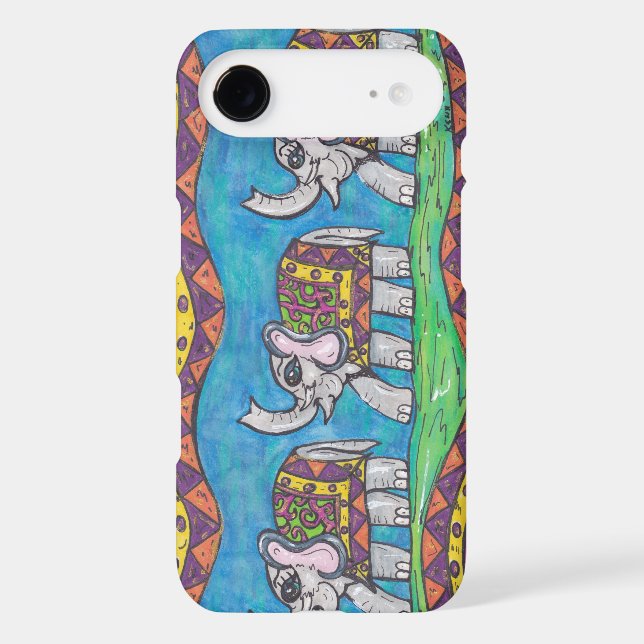 Coques Case-Mate iPhone Défilé super d'éléphant (Verso)