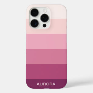 Coques iPhone 16 Pro Dégradé de couleur - Nom personnalisé