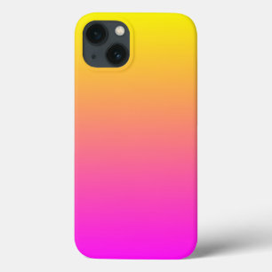 Etui iPhone Case-Mate Dégradé moderne magenta jaune vif