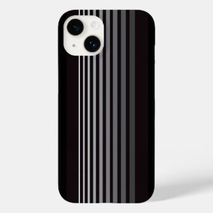 Coque Pour iPhone 14 Dégradé Monochrome Moderne Diagramme Vertical