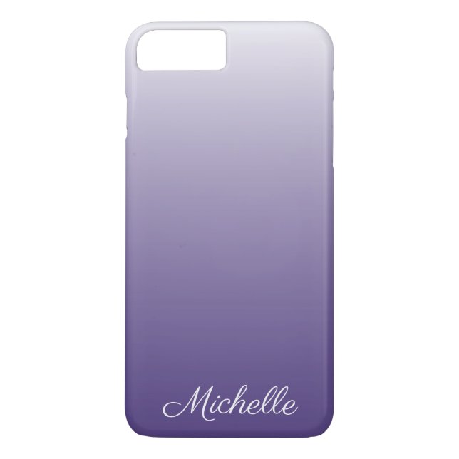 Coques Case-Mate iPhone dégradé personnalisé ombre Ultra Violet (Dos)