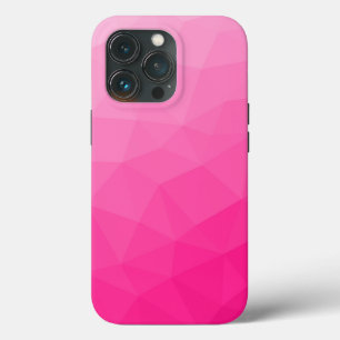 Case-Mate iPhone Case Dégradé rose chaud Motif de maille géométrique