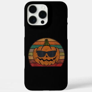 Coques iPhone 16 Pro Max Déguisement Visage Citrouille Vintage Filles Garço