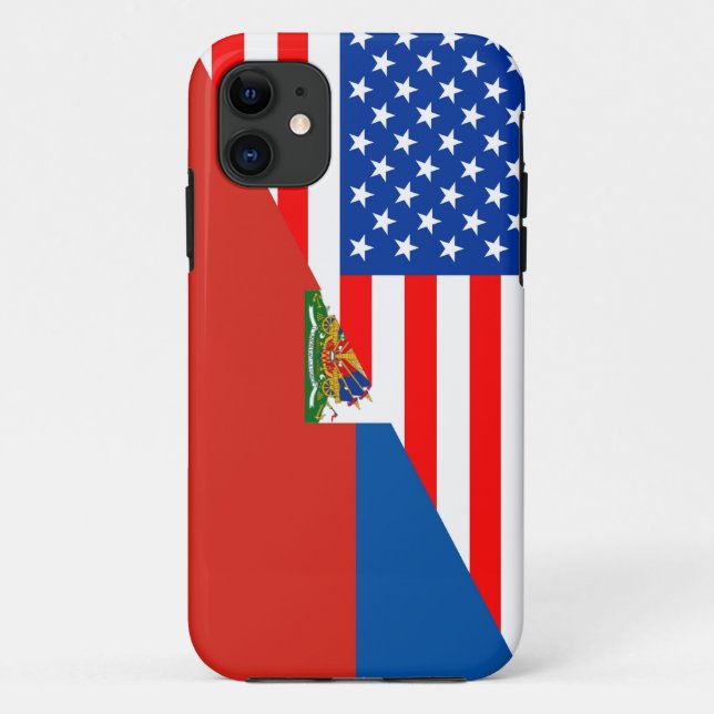 Coques Case-Mate iPhone demi de pays des Etats-Unis de drapeau des (Dos)