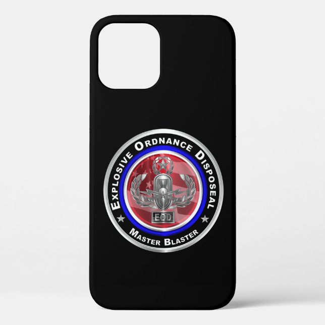 Coques Case-Mate iPhone Démolition de munitions explosives (EOD) Maître Bl (Verso)