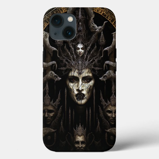 Coques Case-Mate iPhone Demon Femme Monster Horreur Art (Verso)