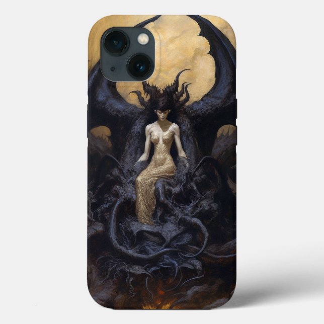 Coques Case-Mate iPhone Démoness Imaginaire foncé Goth Art gothique (Verso)
