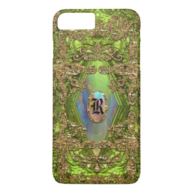 Coques Case-Mate iPhone Dempsey Kelley Elegant Monogramme (Dos)