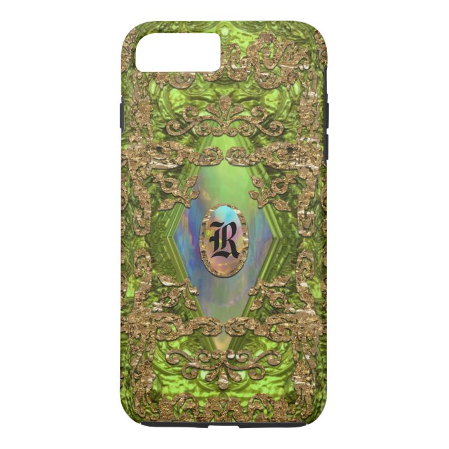 Coques Case-Mate iPhone Dempsey Kelley Elegant Monogramme (Dos)
