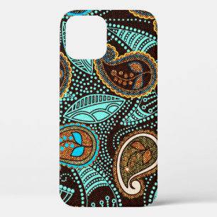 Case-Mate iPhone Case Denim Paisley : Motif de texture de Jeans sans cou