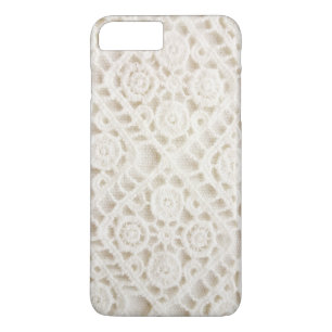 Coque Case-Mate Pour iPhone Dentelle de crochet hors blanc
