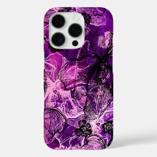 Coques iPhone 16 Pro Dentelle de Wahin Orchidée hawaïenne rose