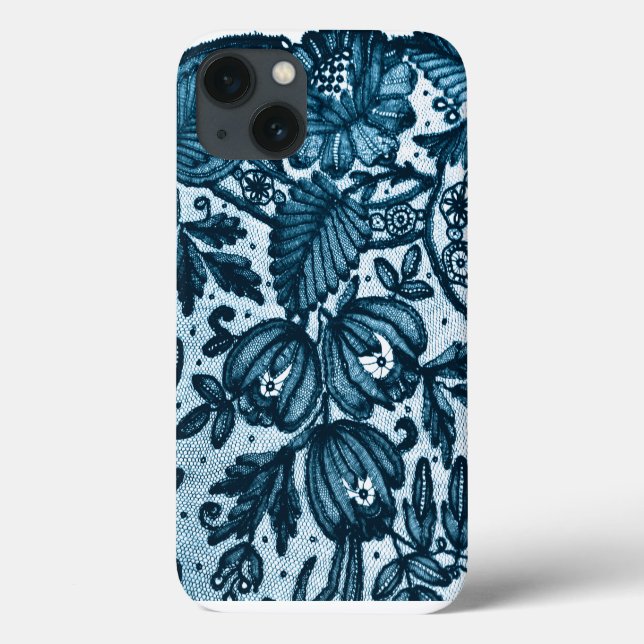 Coques Case-Mate iPhone Dentelle florale élégante féminine (Verso)