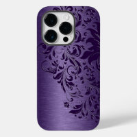 Dentelle violette en aluminium brossé métallisé vi