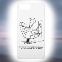 Dentiste traitant un patient Cartoon