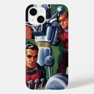 Coque Pour iPhone 14 Des astronautes de science-fiction vintages répare