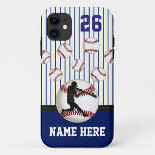 Des coques iphone de baseball personnalisés de pl