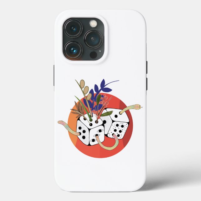 Coques Case-Mate iPhone Dés dans un univers parallèle (Verso)