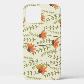 Case-Mate iPhone Case Des fougères vertes, des fleurs oranges, de la nat