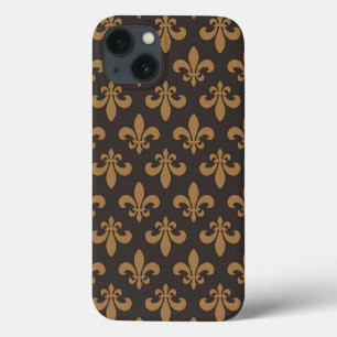 iPhone 13 Case DES Lis Chocolat Chaud de Fluer