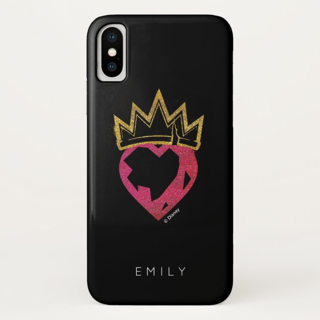 Coques Case-Mate iPhone Descendants| Édition| Logo Coeur et Couronne (Dos)
